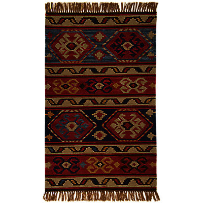 Weaver Green Taurus Horns Kelim Washable Outdoor Rug Weaver Green Taurus Horns Kelim Washable Outdoor Rug